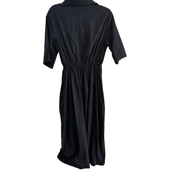 Code X Mode Women's blue Cotton Blended Collared Midi Dress Size Medium - Picture 2 of 8